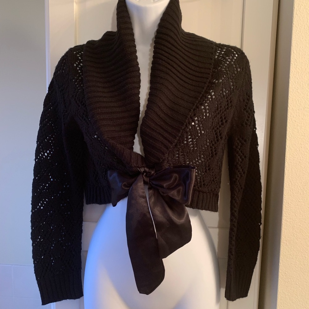 Black Knit Shrug